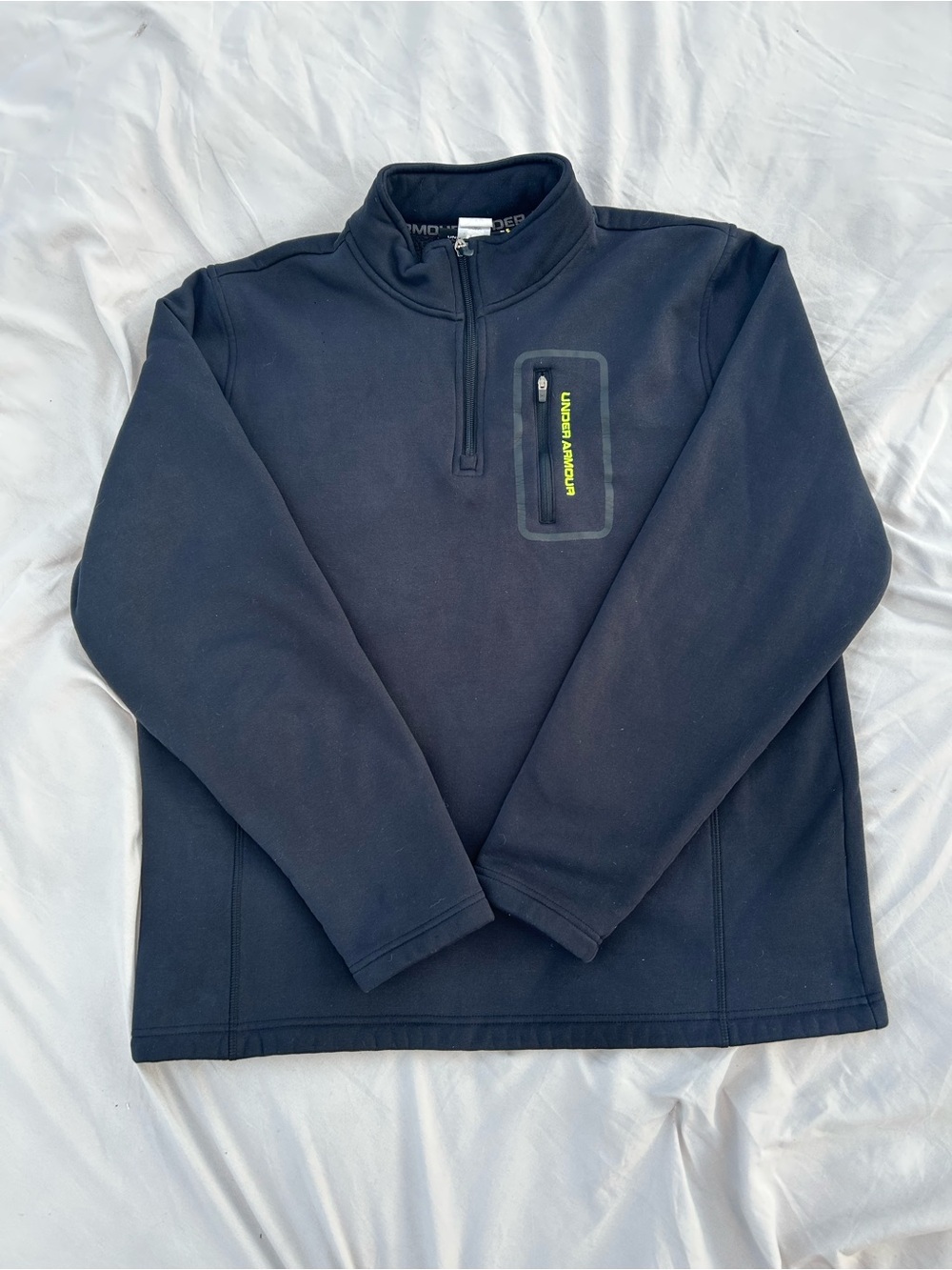 Under Armour Men’s Black 1/4 Zip Performance Pullover